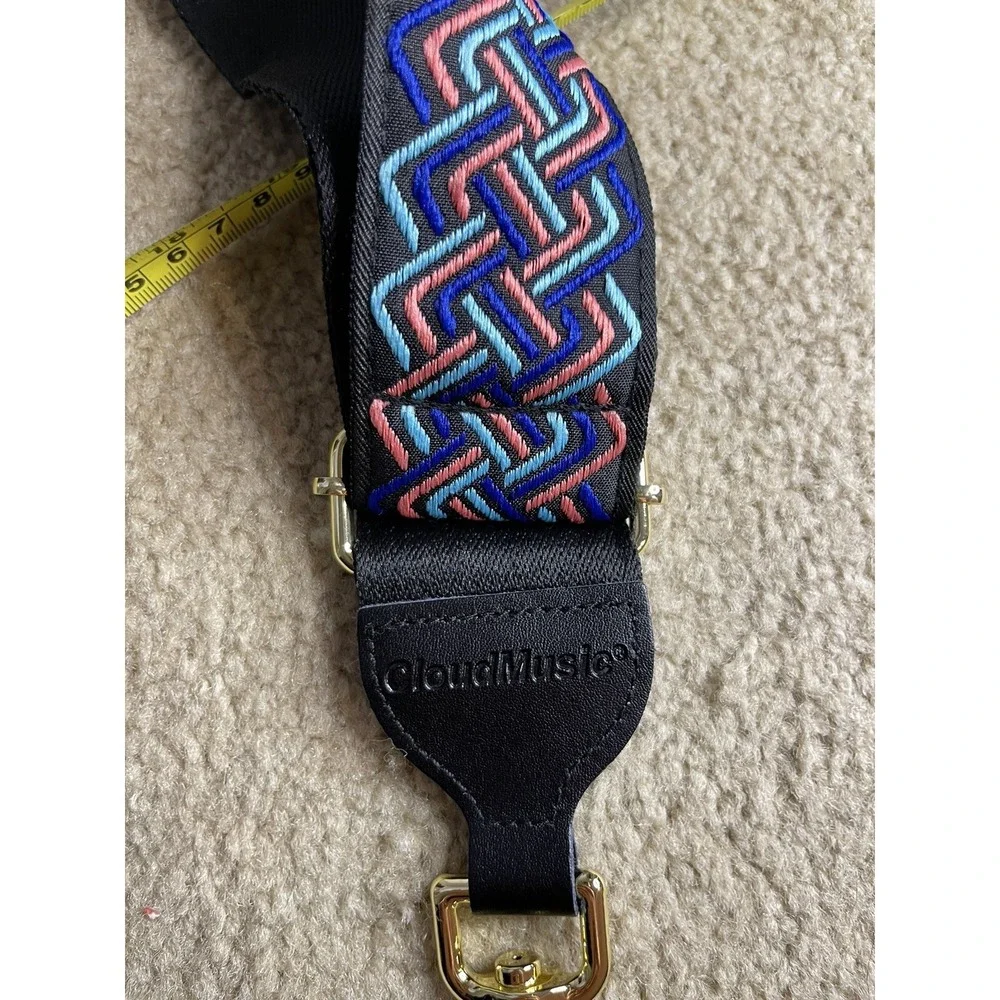 CloudMusic Wide Boho Bag Strap Adjustable Crossbody‎ Guitar Purse Replacement